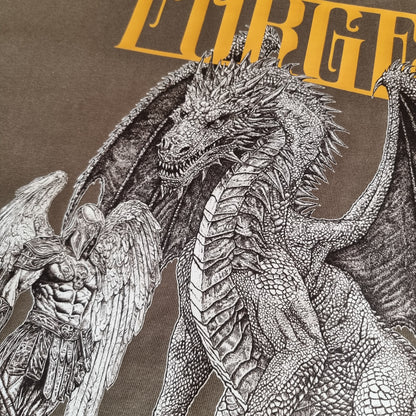 FORGED BY FIRE SHADOW OLIVE OVERSIZE T-SHIRT