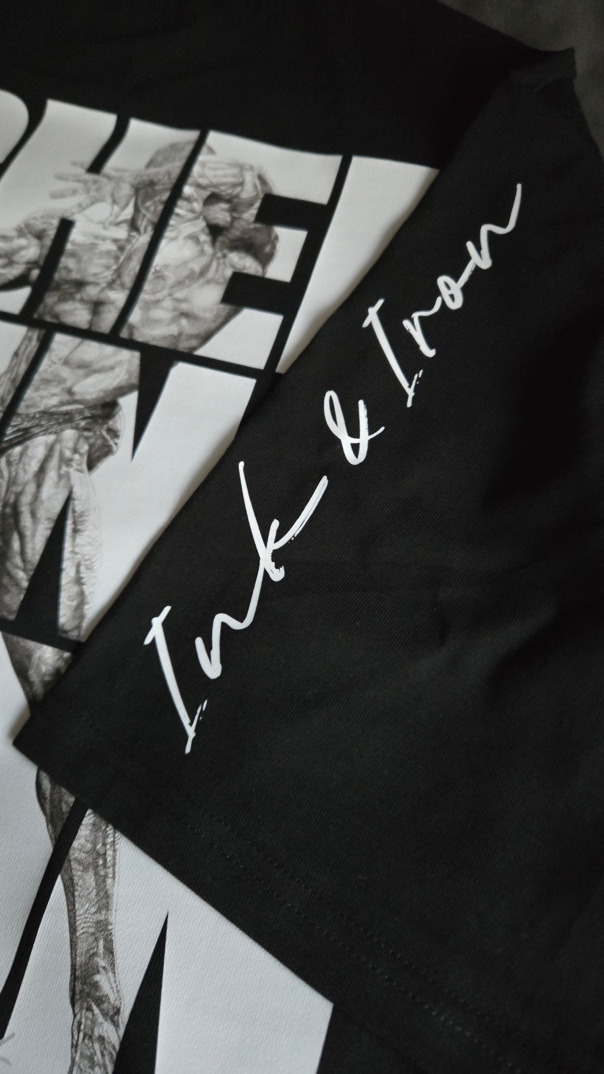 TITAN TEE - ETCHED IN IRON | Black or White
