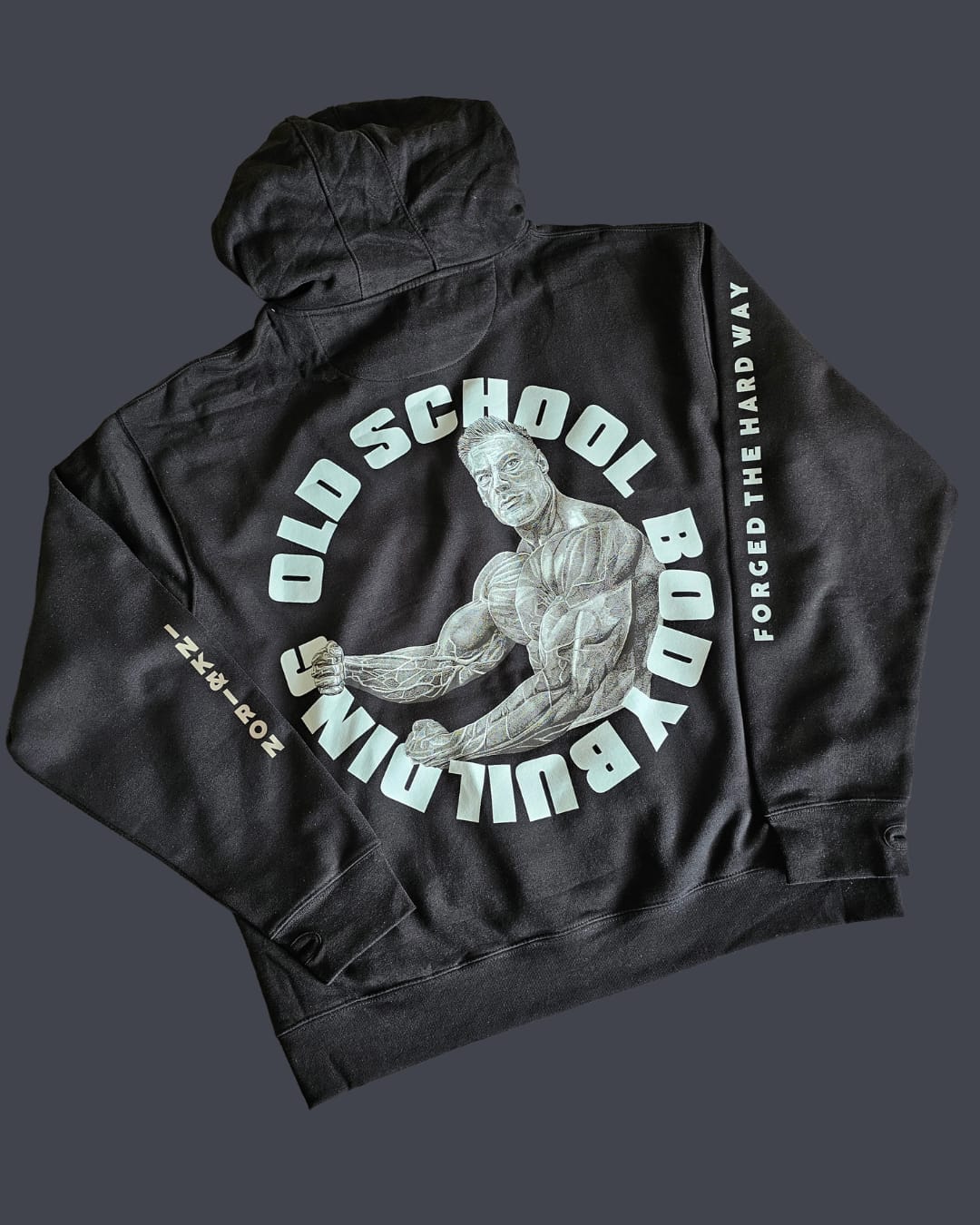 FORGED THE HARD WAY ELITE DUSTY BLACK HOODIE