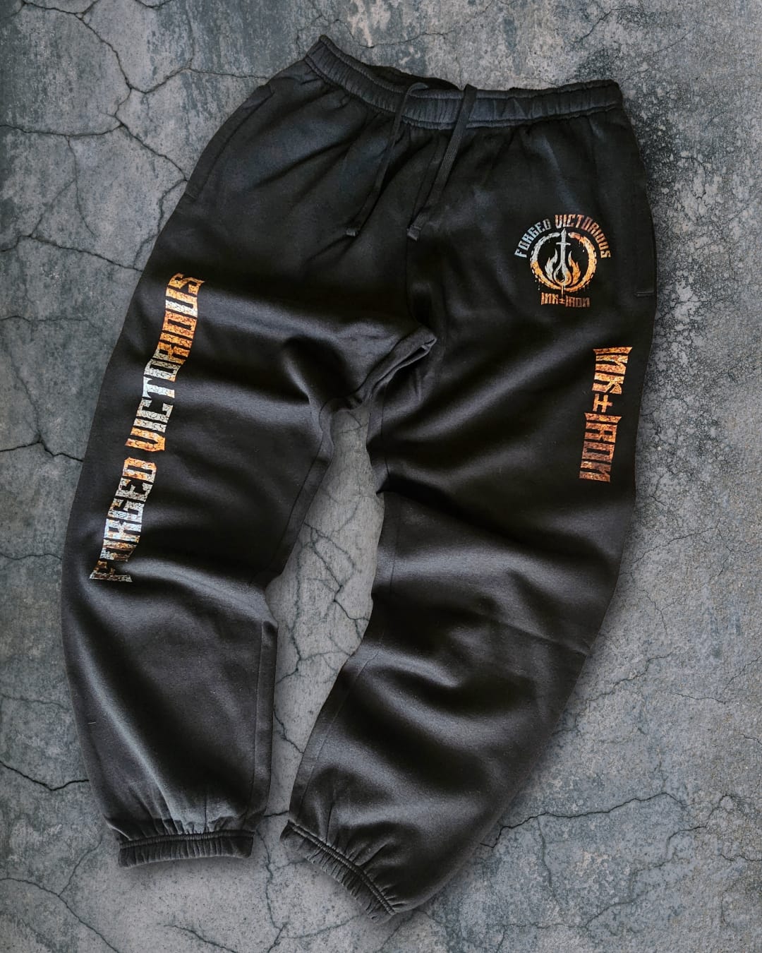 ENDURING MARK BLACK HEAVY JOGGER