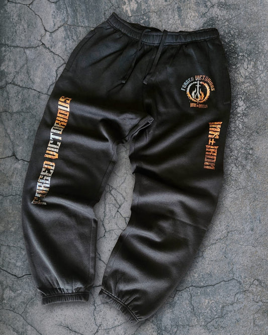 ENDURING MARK BLACK HEAVY JOGGER