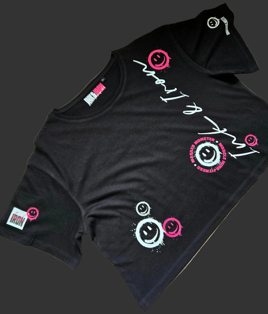 CROPPED TEE - MASKED MONSTER