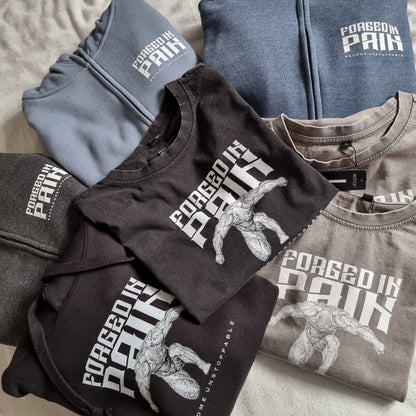 Ocean Ultimate Supersoft "FORGED IN PAIN" - Zip Hoodie