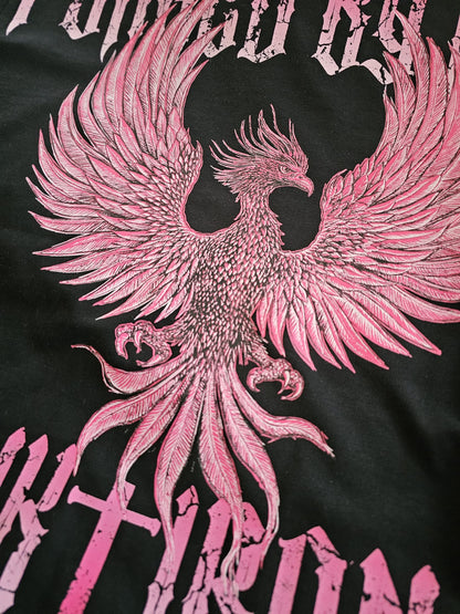 PINK PHOENIX OVERSIZE TEE - FORGED BY PAIN