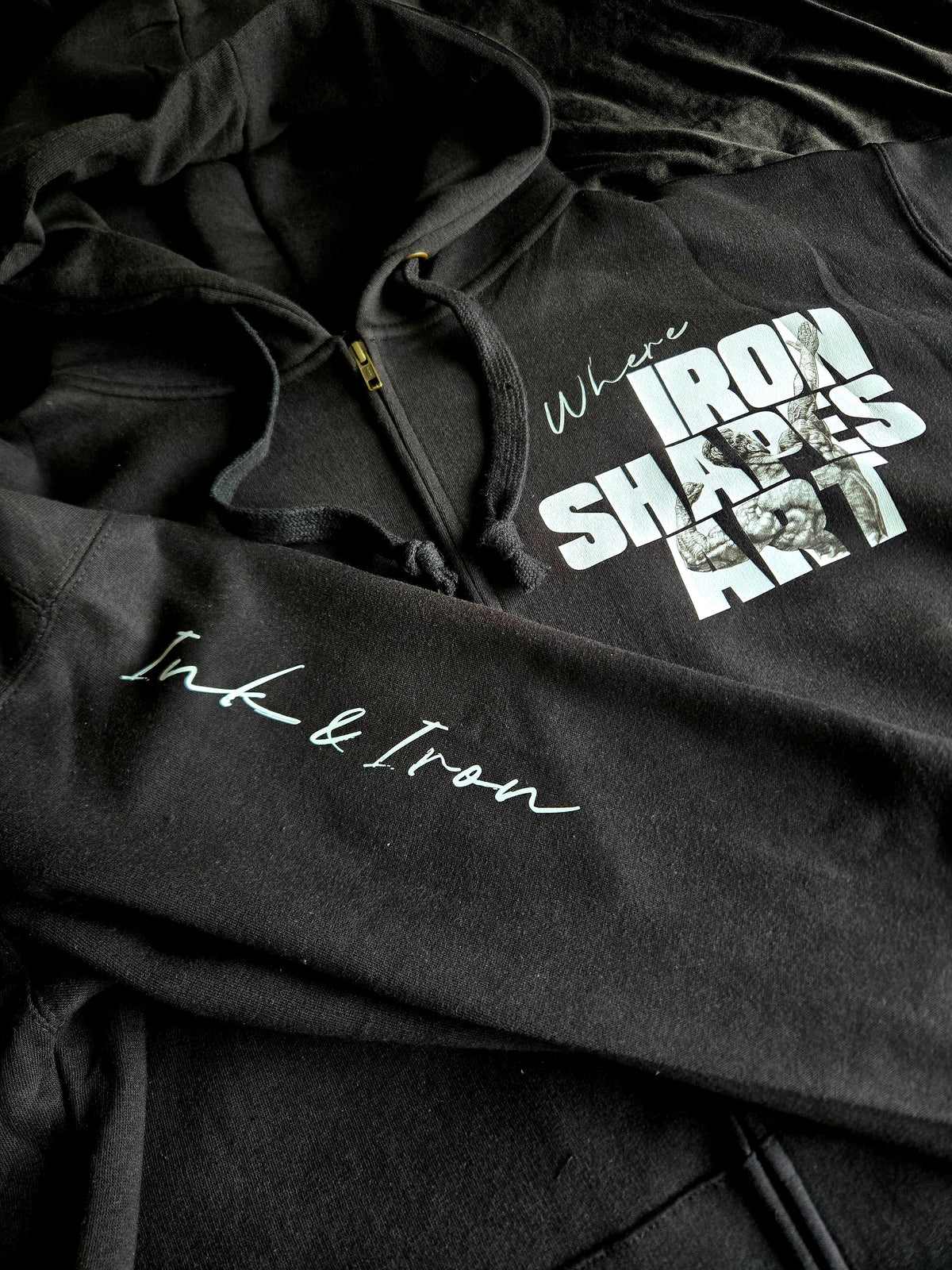 ATLAS ZIP HOODIE | WHERE IRON SHAPES ART