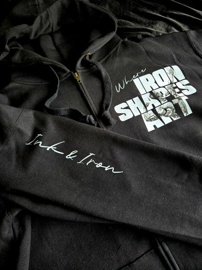 ATLAS ZIP HOODIE | WHERE IRON SHAPES ART