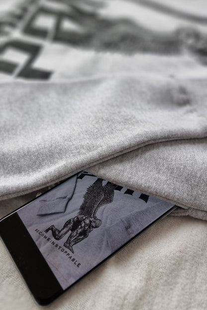 "FORGED IN PAIN" - Ultra Premium Grey Sweat top