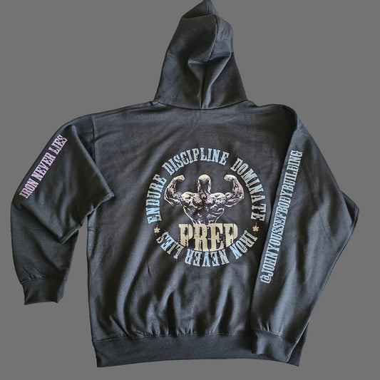 PREP OVERHEAD HOODIE - BLACK