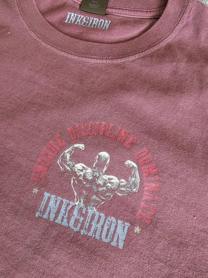 VINTAGE WASH CHERRY STANDARD TEE - IRON NEVER LIES