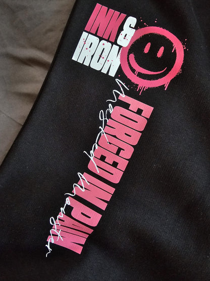 ONYX BLACK HEAVY JOGGER - INK&IRON X MASKEDMONSTER