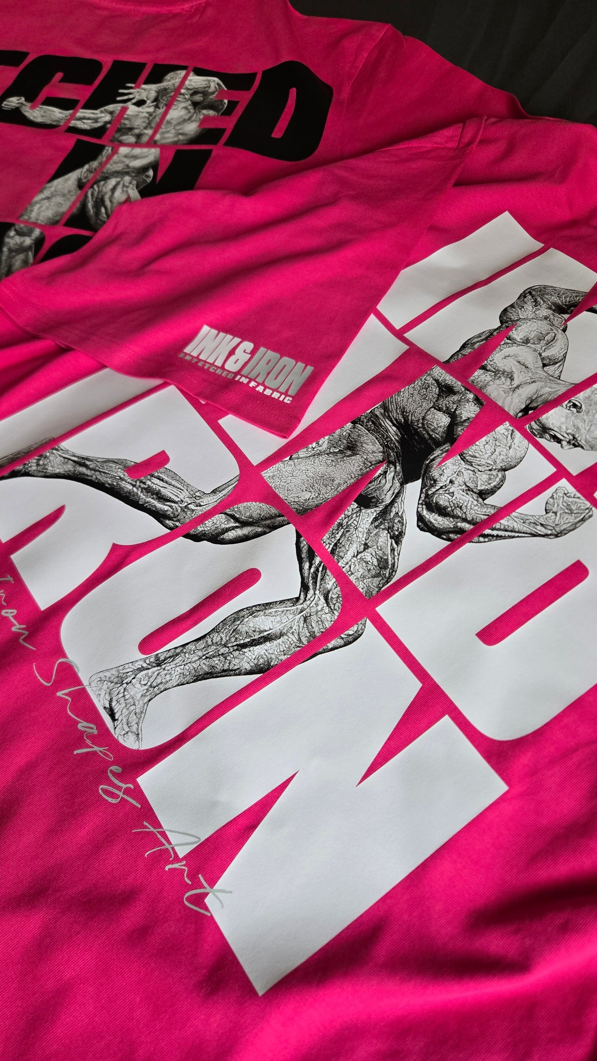 TITAN TEE - ELECTRIC PINK EDITION