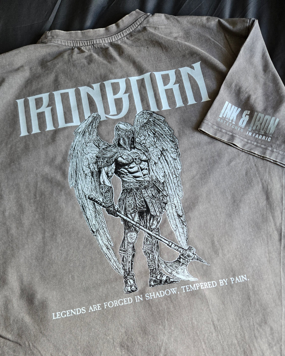 IRONBORN GRANITE ACIDWASH OVERSIZE T-SHIRT