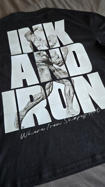 TITAN TEE - INK & IRON | BLACK