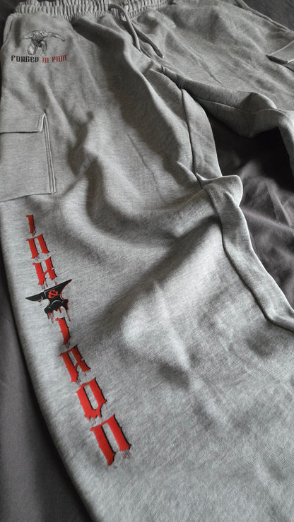 GOTHIC GREY HEAVY JOGGER - INK&IRON X MASKEDMONSTER
