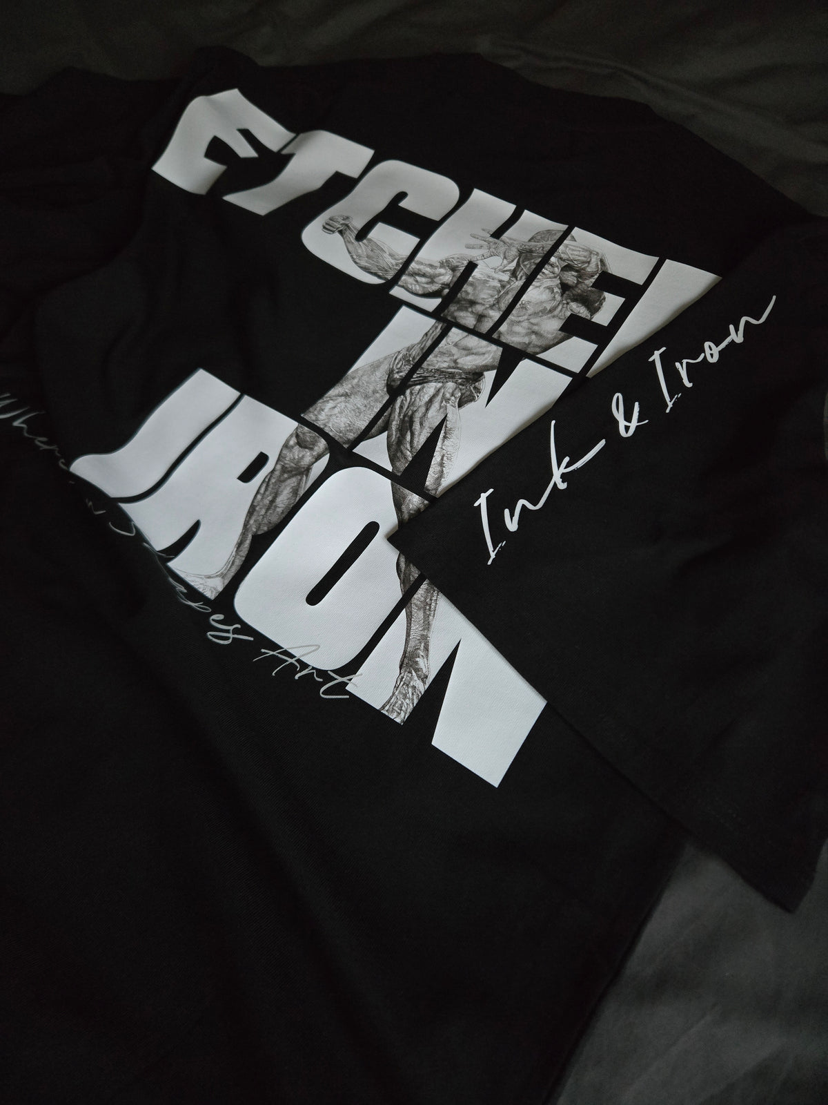 TITAN TEE - ETCHED IN IRON | Black or White