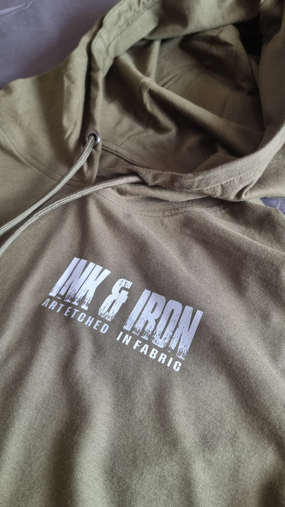SOPRO CROP HOODIE OLIVE
