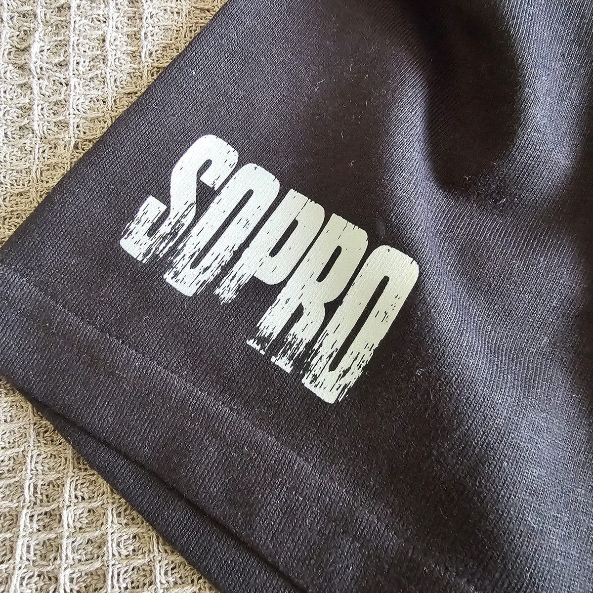 SOPRO OVERSIZE BLACK T-SHIRT