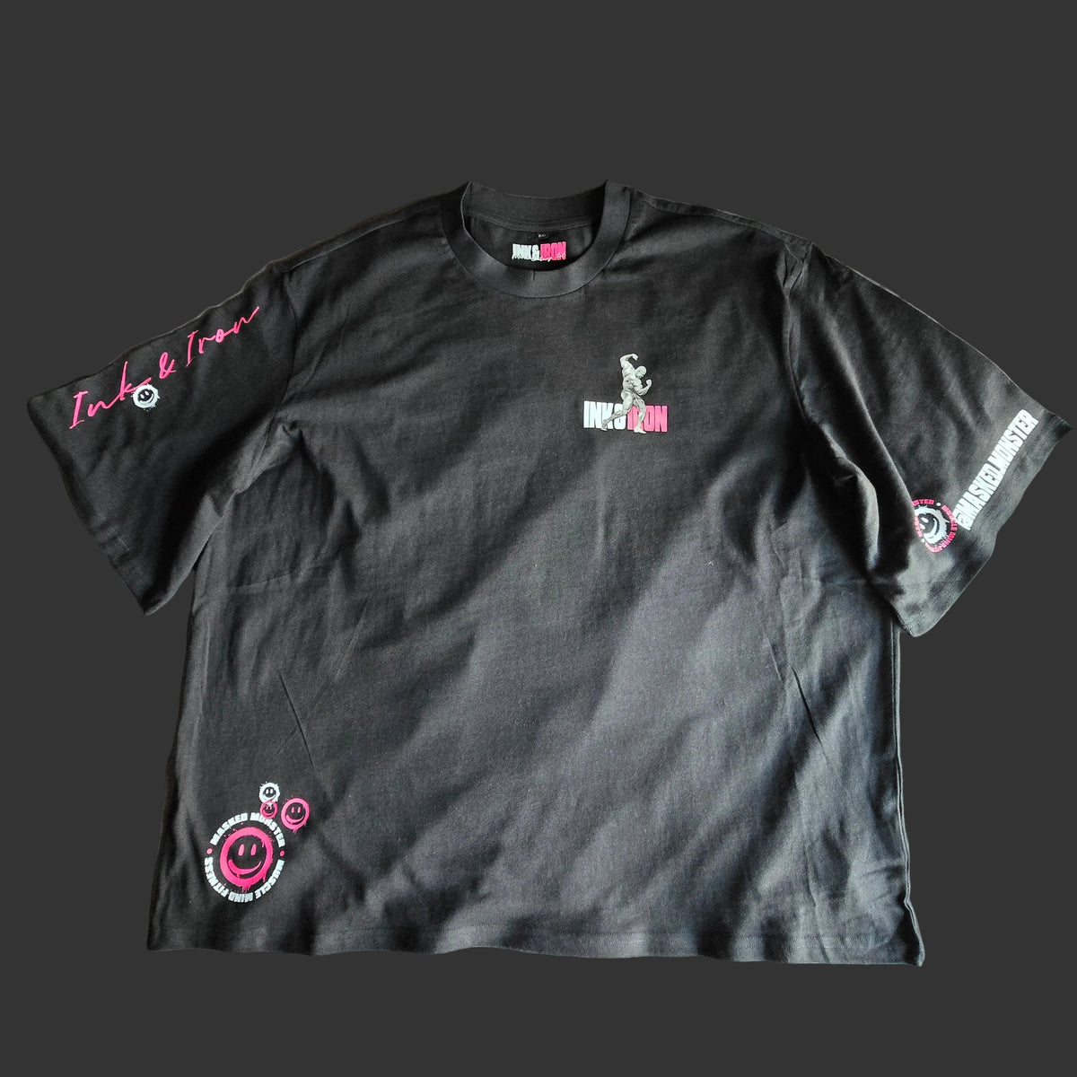 ONYX BLACK TITAN TEE - MASKED MONSTER