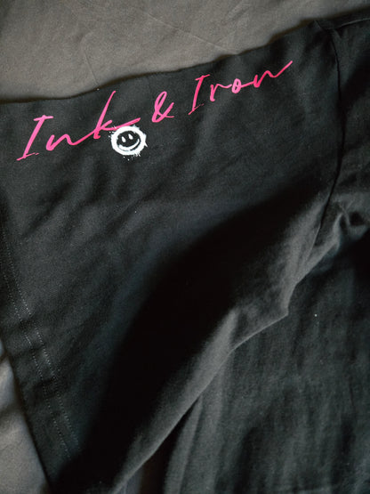 ONYX BLACK TITAN TEE - MASKED MONSTER