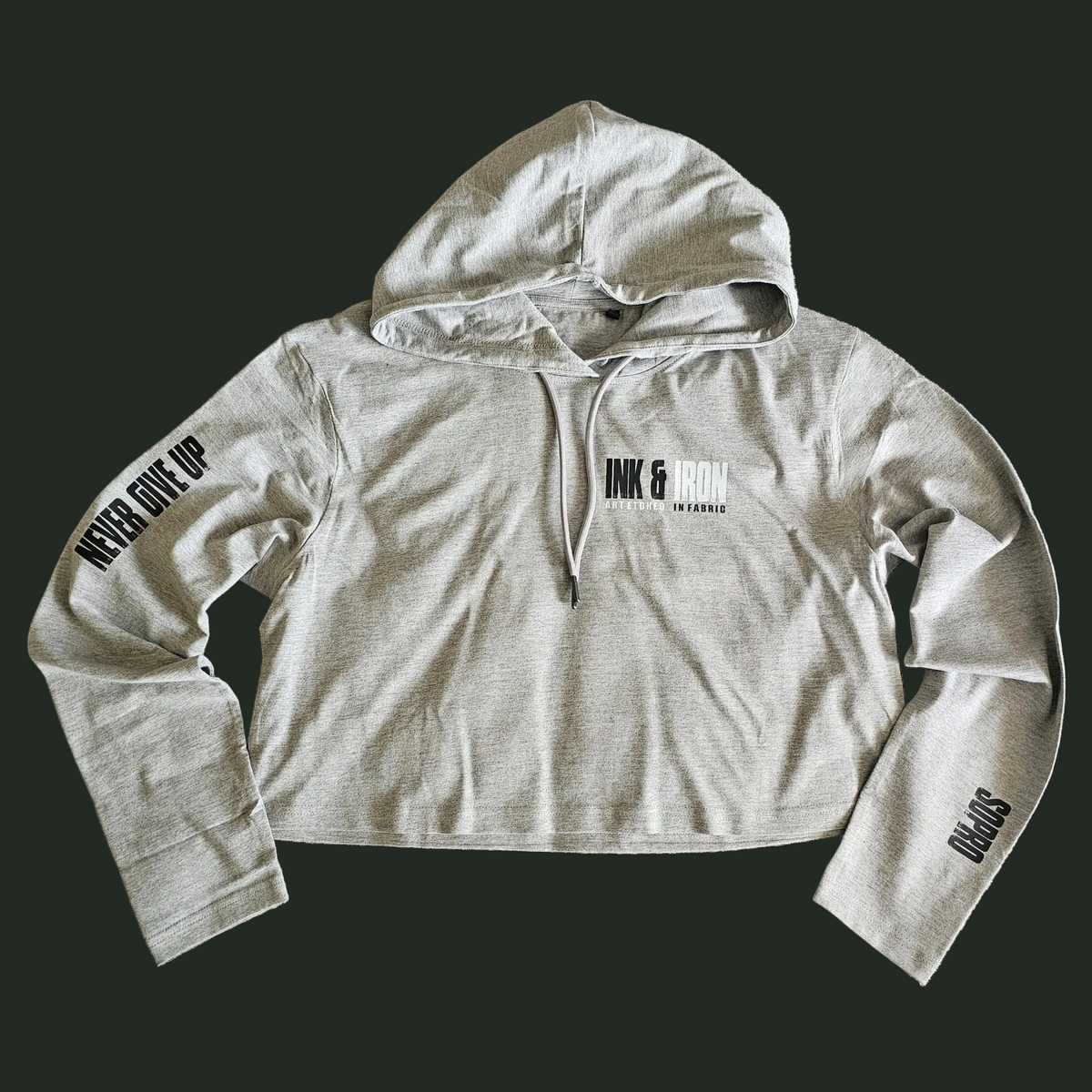 SOPRO CROP HOODIE GREY