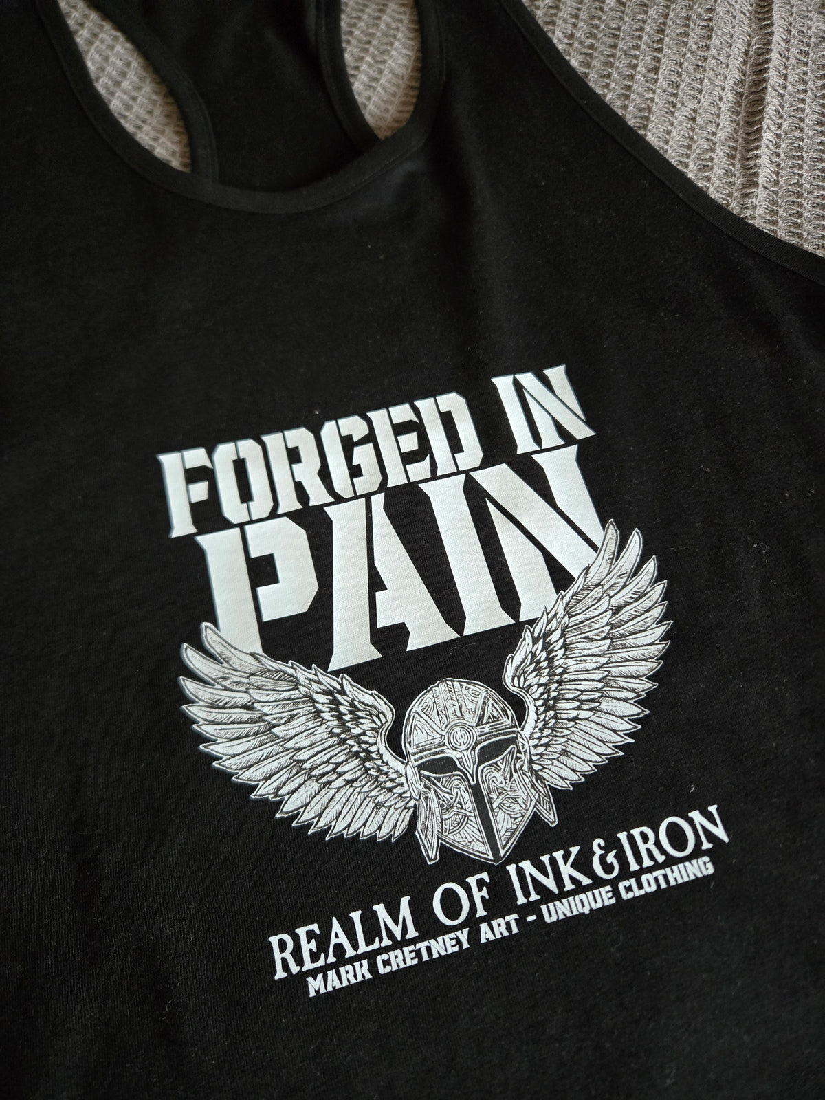 FORGED IN PAIN BLACK VESTS