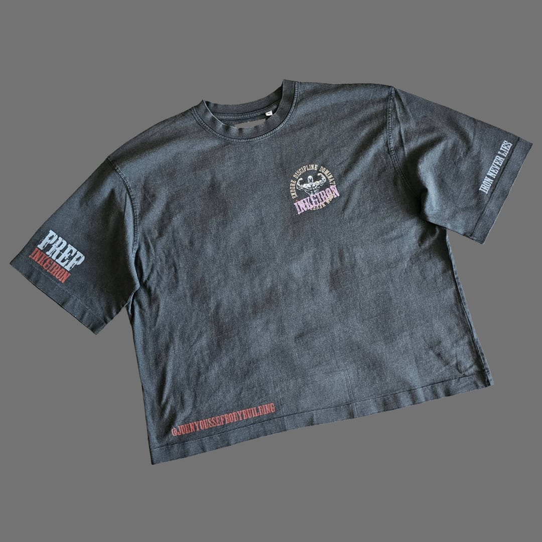 PREP VINTAGE OVERSIZE BOXFIT TEE - IRON NEVER LIES