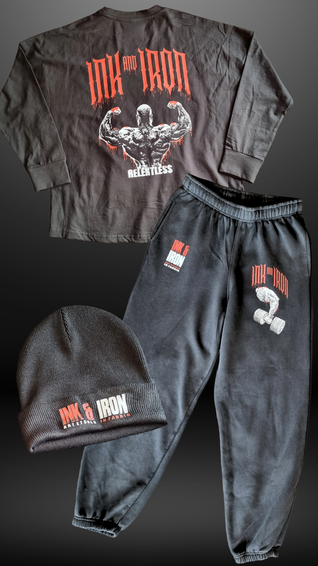 LONG SLEEVE TEE/JOGGERS/HAT - LIMITED BUNDLE