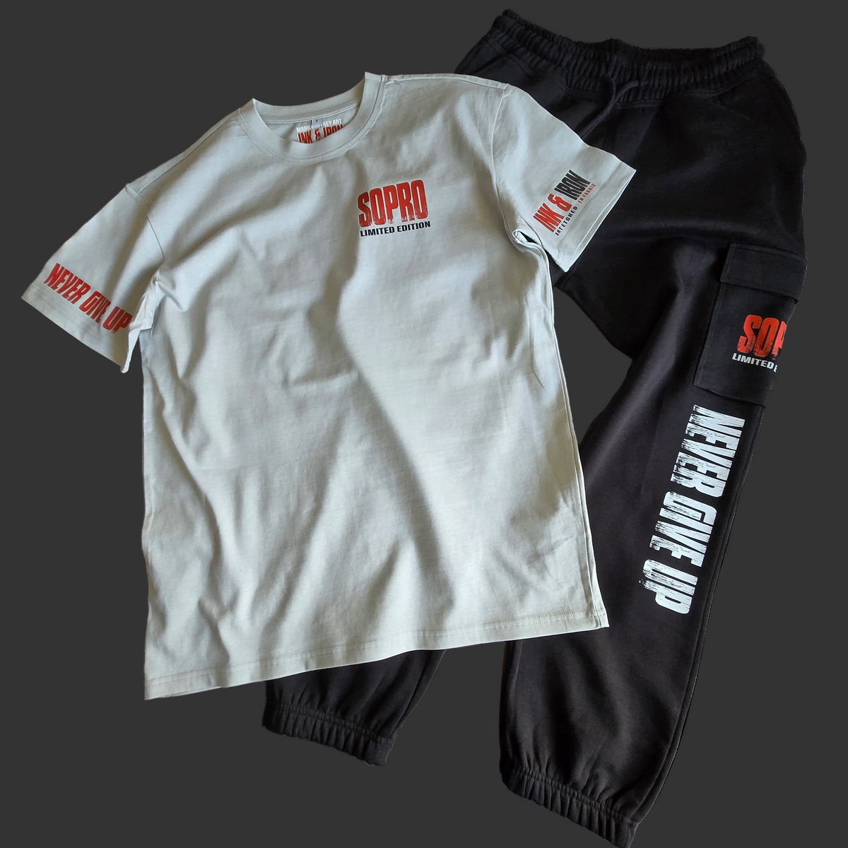 LTD EDITION SOPRO Oversize Tee & Cargo Jogger Bundle