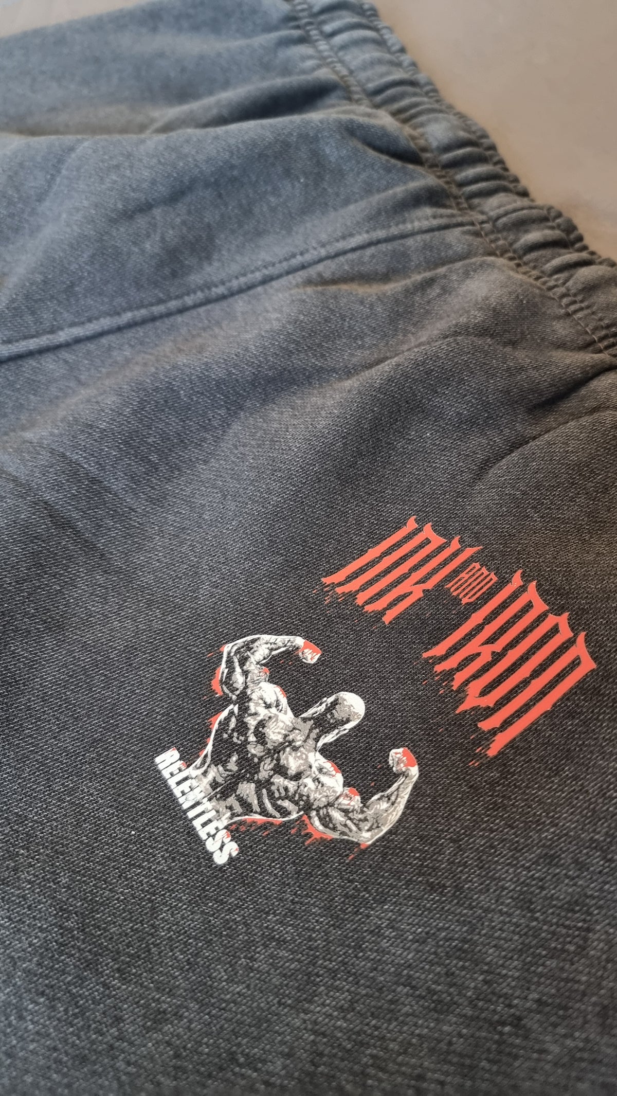 VINTAGE HEAVY JOGGER RELENTLESS - ASH BLACK