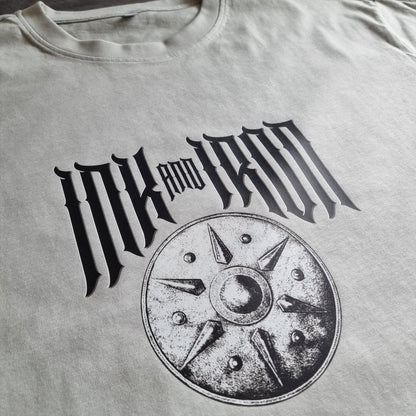 INK & IRON VANGUARD OVERSIZE ASPHALT GREY T-SHIRT