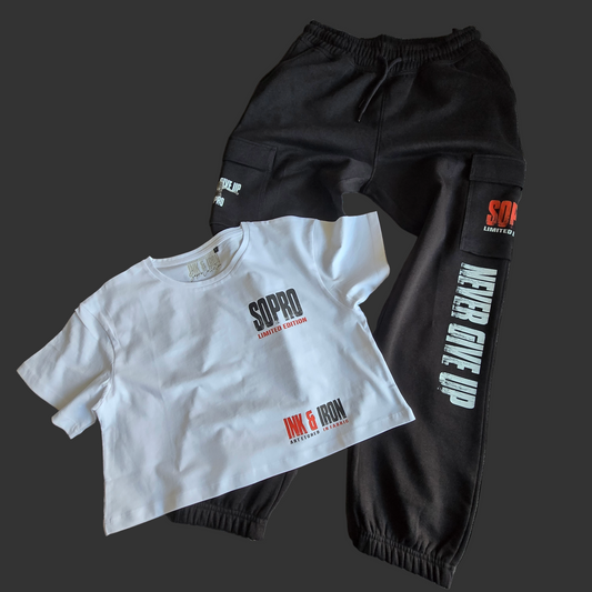 LTD EDITION SOPRO Oversize Tee & Cargo Jogger Bundle