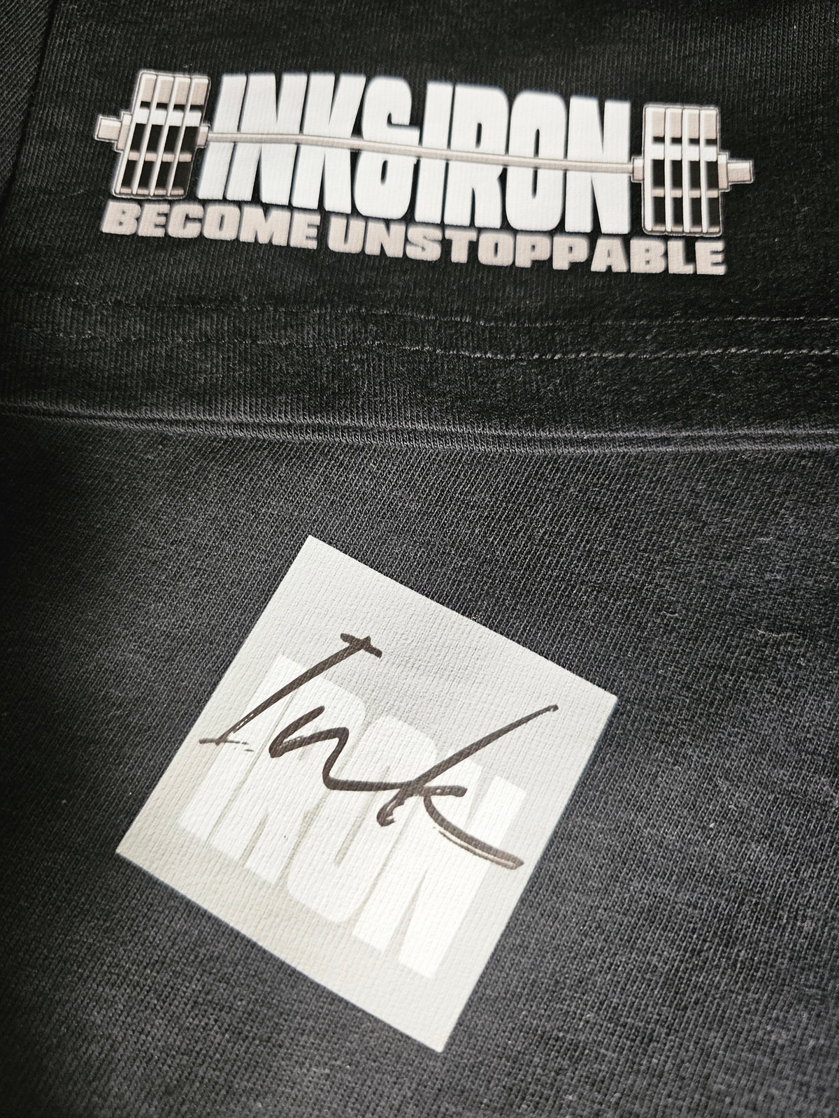 IRON WILL OVERSIZE BLACK TEE