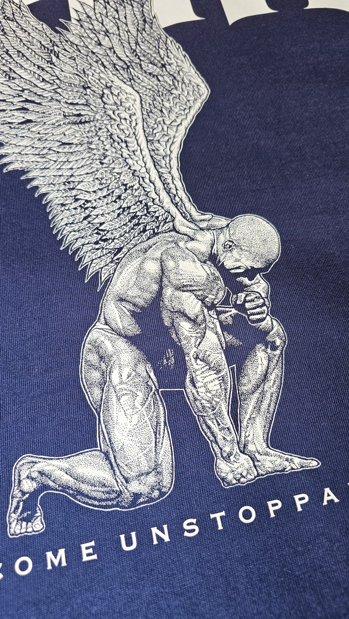"FORGED IN PAIN" OG - OVERSIZE Navy T-Shirt