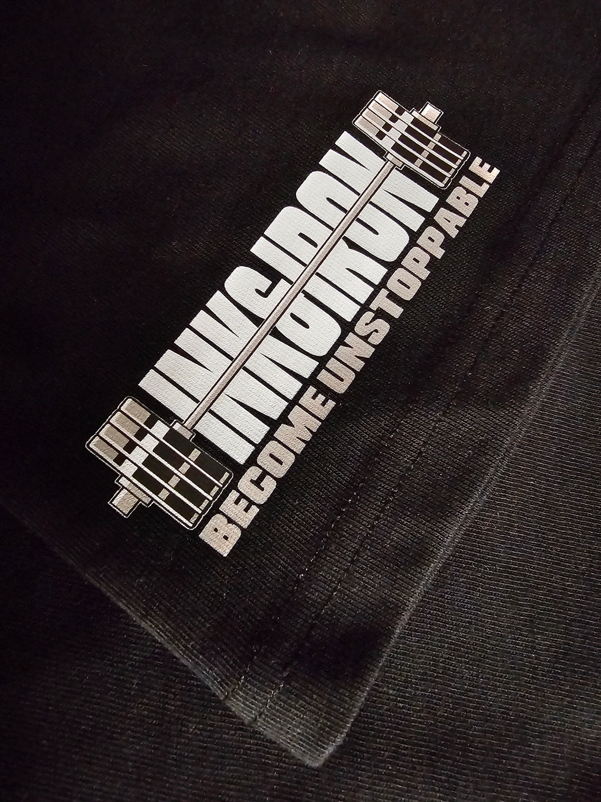 IRON WILL OVERSIZE BLACK TEE