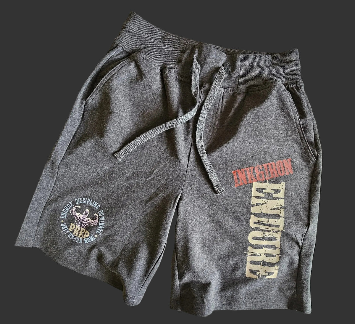 MIDWEIGHT SHORTS ENDURE or DISCIPLINE - IRON NEVER LIES